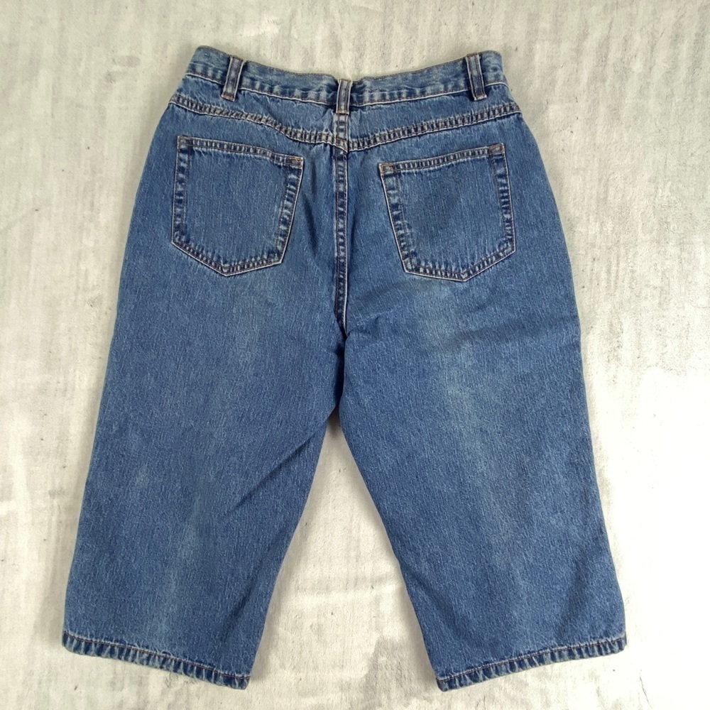 Northern Reflections Denim Long Shorts or Capris Size 6 Blue Jean 100% Cotton - Picture 4 of 7